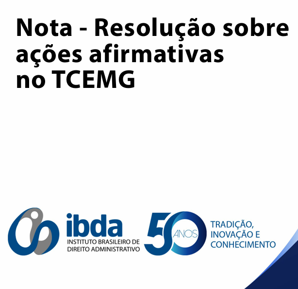 Resolução sobre  ações afirmativas  no TCEMG
